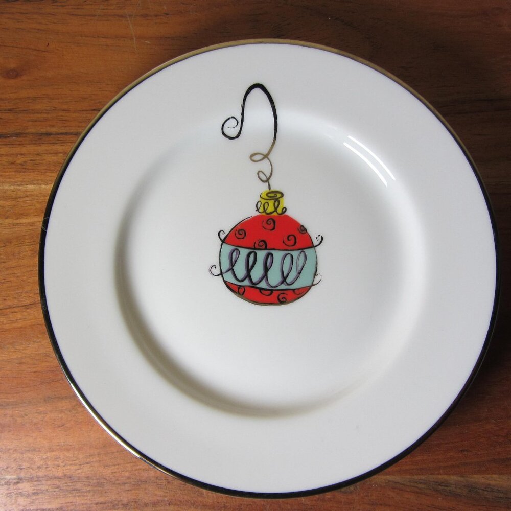 3 for $40 - fields marketplace vintage appetizer ornament plate (W5528)